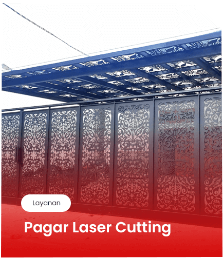Pagar Laser Cutting PJF Laser Cutting menawarkan layanan laser cutting untuk pagar dengan desain custom yang estetik dan fungsional.